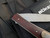 Boker Plus Urban Trapper Flipper Titanium Cocobolo Inlaid Body w/ Damascus Plain Edge Blade (3.46”) 01BO176DAM