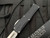 Marfione Custom Hera D/E Black Aluminum Body w/ Two-Tone Hardware and Rubbed Satin Blade (3.08”)
