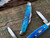 Case Knives Caribbean Blue Bone Sawcut Jig Small Congress