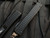 Microtech Ultratech Hellhound Razor Tactical Black Frag Body w/ Black Plain Edge Blade (3.46”) 119R-1TFRS