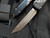 Microtech Ultratech T/E Deadman’s Hand Pattern Aluminum Body w/ Bronzed Plain Edge Blade (3.4”) 123-13DMS