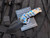 Medford Knives Praetorian Genesis T “Starry Night” Pattern Body w/ Black PVD Spring Side, Black PVD Hardware, and S45VN Black PVD Plain Edge Blade (3.3”) MK029SPD-03PV-TPCP-BP