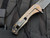 Medford Prae Slim Flipper “Solar Flare” Pattern Body w/ Bronzed Spring Side, Bronzed Hardware, and Black PVD Plain Edge Blade (3.25”) MKF208SPD-03A1-TFCP-Q4