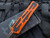Heretic Knives Colossus S/E Orange Aluminum Body w/ Black Plain Edge Blade (3.5”) H039-10A-ORG