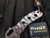Homer Zhu Custom T-Rex Folder Sculpted Titanium Body w/ Purple Hardware and S35VN Hand Rubbed Satin Sculpted Plain Edge Blade (2.5”) #368