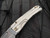 Medford Slim Midi Folder Silver Barked Body w/ Bronzed Hardware and S45VN Tumbled Plain Edge Blade (3.25”)