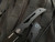 Eikonic Aperture Flipper Black G10 Scales w/ D2 Plain Edge Blade (3.14”) 550BB