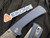 Eikonic RCK9 Folder Steel Blue G10 Scales w/ D2 Plain Edge Blade (2.9”) 100SGY