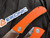 Eikonic Fairwind Folder Orange G10 Scales w/ D2 Stonewashed Plain Edge (2.72”) 220SOR