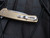 Pro-Tech Malibu Custom Flipper Bronze AL Textured Body w/ MOP Button and Magnacut Stonewashed Plain Edge Blade (3.5") 5311