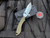 Spyderco Stok Bowie Fixed Blade OD Green G10 Scales w/ Satin Finished Plain Edge Blade (2.95") FB49GPOD
