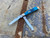 Case Knives Mini Trapper Caribean Blue Bone Saw Cut Jig 25593