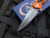 Case Knives Marilla Folder Orange Aluminum Body w/ Black G10 Inlays and S35VN Stonewashed Drop Point Plain Edge Blade (3.4") 25886