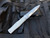 Mikov 241 Predator Lever Lock Auto Folder White Polymer Body w/ Polished Plain Edge Blade (3.75")