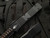 Microtech Combat Troodon Hellhound Tactical Black Aluminum Body w/ Two Tone Black Plain Edge Blade (3.8") 219-1TS