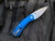 Case Knives Westline Assisted Folder Blue Aluminum Body w/ S35VN Stonewashed Plain Edge Blade (3.19") 36552