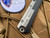 Microtech Glykon Bayonet Beadblast Black Aluminum and Titanium Body w/ Stonewashed Full Serrated Blade (3.75") 184-12