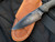 Bradford Knives Guardian3 Fixed Blade Black Micarta Scales w/ False Edge Grind M390 Nimbus Finish Blade (3.5") 3FE-101N-M390