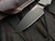 Bradford Knives Guardian4 Fixed Blade Black Micarta Scales w/ Sabre Grind 3V Black DLC Blade (4.625") 4S-101B-3V