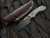 Bradford Knives Guardian4 Fixed Blade Black Micarta Scales w/ Sabre Grind 3V Black DLC Blade (4.625") 4S-101B-3V