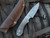 Bradford Knives Guardian4 Fixed Blade Black Micarta Scales w/ Sabre Grind 3V Nimbus Finish Blade (4.625") 4S-101N-3V