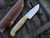 Bradford Knives Guardian4.5 Fixed Blade Camo Micarta Scales w/ Sabre Grind 3V Stonewashed Blade (4") 4.5S-109-3V