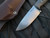 Bradford Knives Guardian4.5 Fixed Blade Carbon Fiber Scales w/ Sabre Grind 3V Stonewashed Blade (4") 4.5S-114-3V