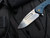 Medford Knives Swift FL Flipper Blue/Tumbled Body w/ Bronzed Hardware and S45VN Tumbled Plain Edge Blade (3.375")