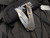 Medford Knives Swift FL Flipper Blue/Tumbled Body w/ Bronzed Hardware and S45VN Tumbled Plain Edge Blade (3.375")