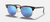 Ray-Ban Clubmaster Flash Blue Lenses, Matte Havana On Gold