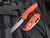 Microtech MSI RAM-LOK Orange G10 Body w/ Stonewashed Plain Edge Blade (3.75") 210-10GTOR