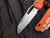 Microtech MSI RAM-LOK Orange G10 Body w/ Stonewashed Partially Serrated Blade (3.75") 210-11GTOR
