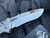Marfione Custom Amphibian Bead Blast Titanium Body w/ M390 Mirror Polished Plain Edge Blade (4")