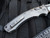 Marfione Custom Amphibian Bead Blast Titanium Body w/ M390 Mirror Polished Plain Edge Blade (4")