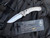 Marfione Custom Amphibian Bead Blast Titanium Body w/ M390 Mirror Polished Plain Edge Blade (4")