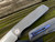 CKF X Yeti Collab Gnome Knife Front Flipper Grooved Titanium Body w/ Zircuti Pocket Clip and M390 Plain Edge Blade