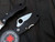 Spyderco Manbug Leaf  Folder Black FRN Scales w/ Satin Full Serrated Blade (1.9") MBKLFS