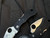 Spyderco Manbug Leaf  Folder Black FRN Scales w/ Satin Full Serrated Blade (1.9") MBKLFS