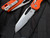 Microtech MSI RAM-LOK Folder Frag Pattern Orange G10 Body w/ MK390 Stonewashed Partially Serrated Blade (3.75") 210-11FRGTOR