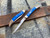 Case Knives Blue G10 Smooth Small Texas Toothpick Folder 16755