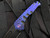 Medford Praetorian Slim Violet Jasmine Fade Anodized Titanium Body w/ PVD Clip, Violet Hardware, and S35VN Black PVD Blade (3.6")