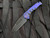 Medford Praetorian Slim Violet Jasmine Fade Anodized Titanium Body w/ PVD Clip, Violet Hardware, and S35VN Black PVD Blade (3.6")