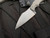Bastinelli Foreigner Fixed Blade Black Micarta Scales w/ Stonewashed Plain Edge Blade (3.38") BC-34 SW