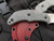 Bastinelli Primal Fixed Blade Black Micarta Scales w/ N690 Stonewashed Plain Edge Blade (2.48") BC-40 SW