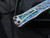 Heretic Knives custom Cleric II D/E Full Stainless Steel Abalone Inlaid Body w/ Abalone Switch and Elmax Mirror Polished Blade (4.25”) 