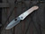 Medford 187DP Tumbled Ti Body w/ PVD Hardware, Clip, and D2 Plain Edge Blade (3.75")