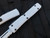 Microtech Ultratech S/E Storm Trooper White Cerakote Aluminum Body Deep Engraved w/ Cerakote White Partially Serrated Blade (3.4") 121-2STD