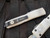 Microtech Ultratech D/E Sand Trooper Sandy White Cerakote Aluminum Body w/ Sandy White Plain Edge Blade (3.4") 122-1SAD