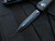 Microtech UTX-70 D/E Black Tactical Aluminum Body w/ Black Full Serrated Blade (2.42") 147-3T