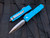 Microtech UTX-85 D/E Turquoise Aluminum Body w/ Satin Plain Edge Blade (3.1") 232-4TQ